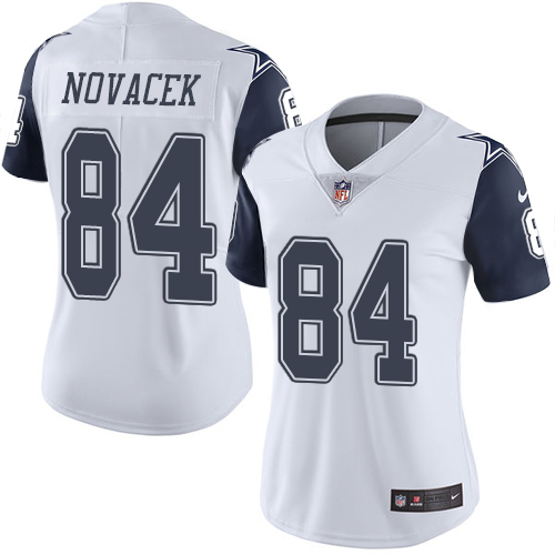 Nike Cowboys #84 Jay Novacek White Women's Rush Vapor Untouchable NFL Limited Jersey Nike Cowboys #84 Jay Novacek White Women's Rush Vapor Untouchable NFL Limited Jersey