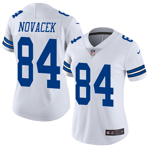 Nike Cowboys #84 Jay Novacek White Women's Vapor Untouchable Elite Player NFL Jersey Nike Cowboys #84 Jay Novacek White Women's Vapor Untouchable Elite Player NFL Jersey