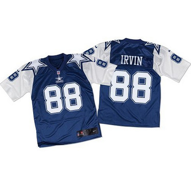 Nike Cowboys #88 Michael Irvin Navy BlueWhite Throwback Men's Stitched NFL Elite Jersey Nike Cowboys #88 Michael Irvin Navy BlueWhite Throwback Men's Stitched NFL Elite Jersey