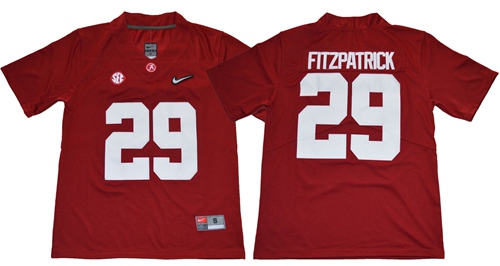 Nike Crimson Tide #29 Minkah Fitzpatrick Red Limited Stitched NCAA Jersey Nike Crimson Tide #29 Minkah Fitzpatrick Red Limited Stitched NCAA Jersey