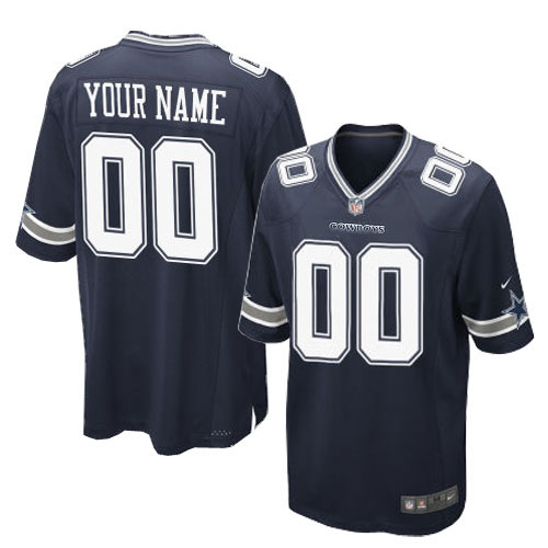 Nike Dallas Cowboys Customized Game Blue Jerseys Nike Dallas Cowboys Customized Game Blue Jerseys