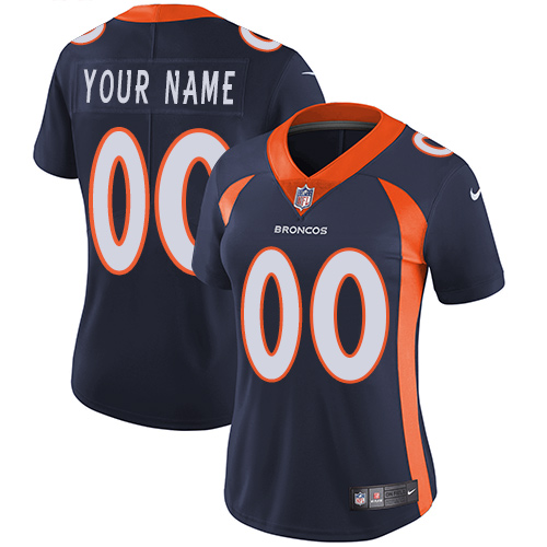 Nike Denver Broncos Limited Navy Blue Alternate Women's Jersey NFLVapor Untouchable Customized jerseys Nike Denver Broncos Limited Navy Blue Alternate Women's Jersey NFLVapor Untouchable Customized jerseys