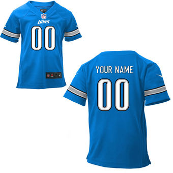 Nike Detroit Lions Infant Customized Game Team Color Jersey