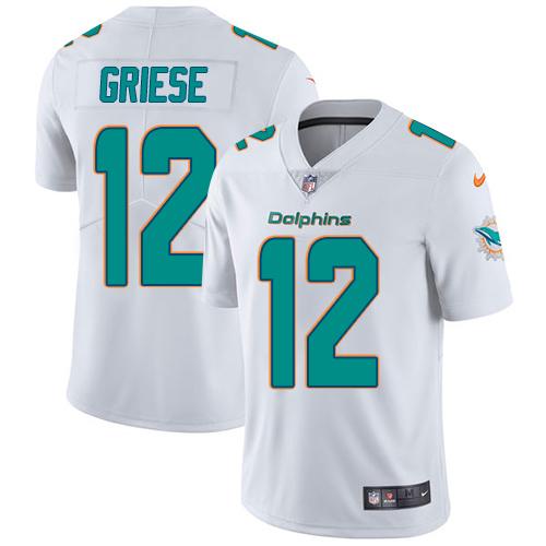 Nike Dolphins #12 Bob Griese White Youth Stitched NFL Vapor Untouchable Limited Jersey Nike Dolphins #12 Bob Griese White Youth Stitched NFL Vapor Untouchable Limited Jersey