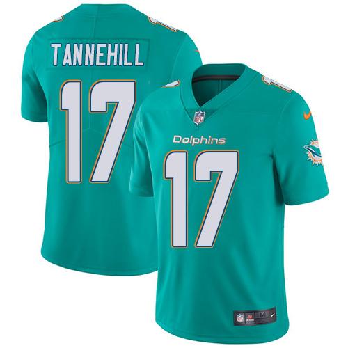Nike Dolphins #17 Ryan Tannehill Aqua Green Team Color Youth Stitched NFL Vapor Untouchable Limited Jersey