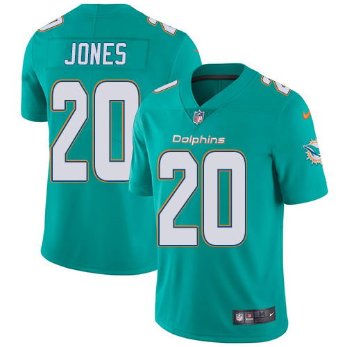 Nike Dolphins #20 Reshad Jones Aqua Green Team Color Men's Stitched NFL Vapor Untouchable Limited Jersey Nike Dolphins #20 Reshad Jones Aqua Green Team Color Men's Stitched NFL Vapor Untouchable Limited Jersey