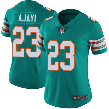 Nike Dolphins #23 Jay Ajayi Aqua Green Alternate Women's Stitched NFL Vapor Untouchable Limited Jersey Nike Dolphins #23 Jay Ajayi Aqua Green Alternate Women's Stitched NFL Vapor Untouchable Limited Jersey