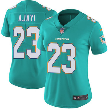 Nike Dolphins #23 Jay Ajayi Aqua Green Team Color Women's Stitched NFL Vapor Untouchable Limited Jersey Nike Dolphins #23 Jay Ajayi Aqua Green Team Color Women's Stitched NFL Vapor Untouchable Limited Jersey