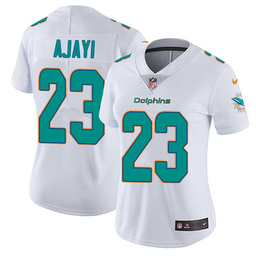 Nike Dolphins #23 Jay Ajayi White Women's Stitched NFL Vapor Untouchable Limited Jersey Nike Dolphins #23 Jay Ajayi White Women's Stitched NFL Vapor Untouchable Limited Jersey
