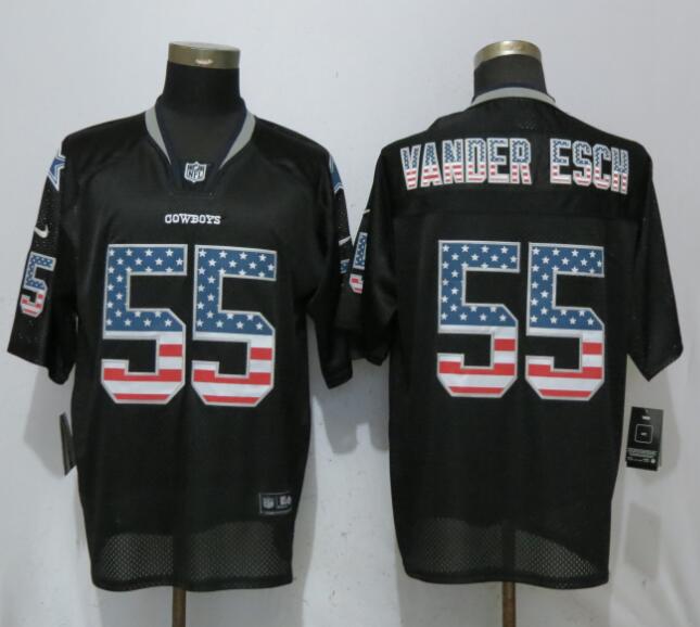Nike Dolphins #29 Minkah Fitzpatrick Black USA Flag Fashion Elite Jersey
