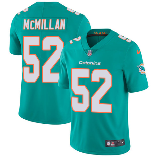 Nike Dolphins #52 Raekwon McMillan Aqua Green Team Color Youth Stitched NFL Vapor Untouchable Limited Jersey Nike Dolphins #52 Raekwon McMillan Aqua Green Team Color Youth Stitched NFL Vapor Untouchable Limited Jersey