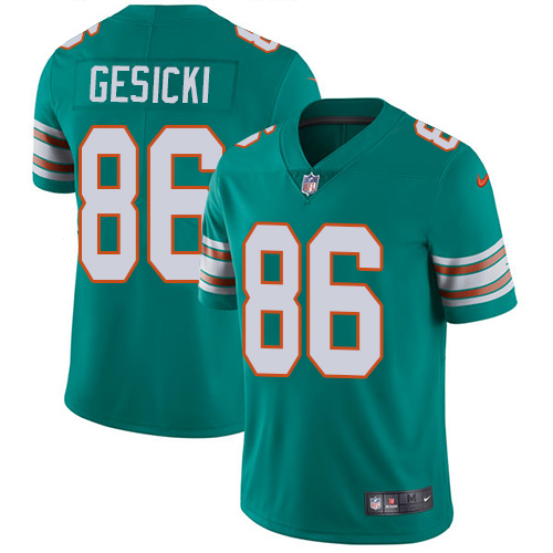 Nike Dolphins #86 Mike Gesicki Aqua Green Alternate Youth Stitched NFL Vapor Untouchable Limited Jersey Nike Dolphins #86 Mike Gesicki Aqua Green Alternate Youth Stitched NFL Vapor Untouchable Limited Jersey