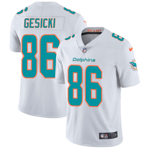 Nike Dolphins #86 Mike Gesicki White Youth Stitched NFL Vapor Untouchable Limited Jersey Nike Dolphins #86 Mike Gesicki White Youth Stitched NFL Vapor Untouchable Limited Jersey