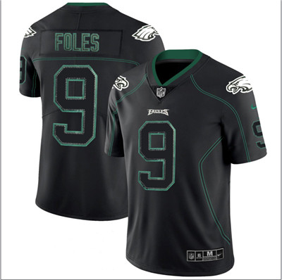 Nike Eagles #11 Carson Wentz Black Impact Limited Jersey (2)