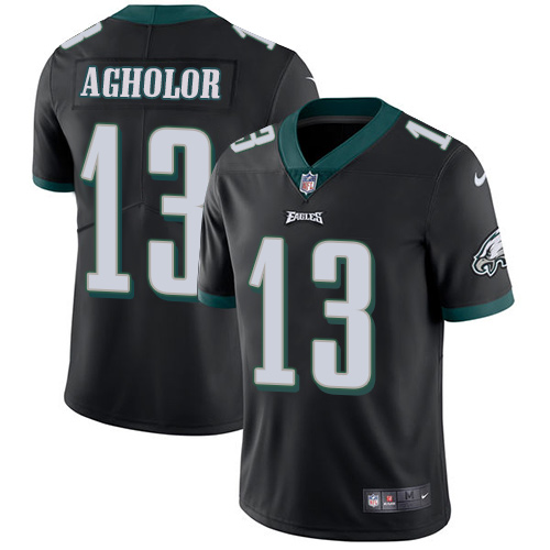 Nike Eagles #13 Nelson Agholor Black Alternate Men's Stitched NFL Vapor Untouchable Limited Jersey Nike Eagles #13 Nelson Agholor Black Alternate Men's Stitched NFL Vapor Untouchable Limited Jersey
