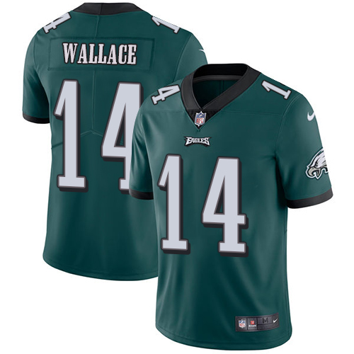 Nike Eagles #14 Mike Wallace Midnight Green Team Color Men's Stitched NFL Vapor Untouchable Limited Jersey Nike Eagles #14 Mike Wallace Midnight Green Team Color Men's Stitched NFL Vapor Untouchable Limited Jersey