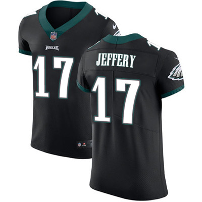 Nike Eagles #17 Alshon Jeffery Black Alternate Men's Stitched NFL Vapor Untouchable Elite Jersey