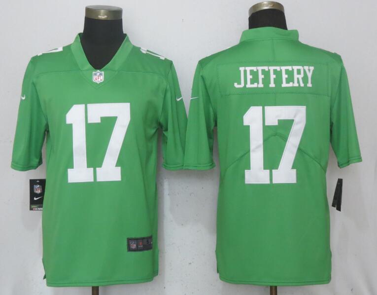 Nike Eagles #17 Alshon Jeffery Green 2017 Vapor Untouchable Player Limited Jersey Nike Eagles #17 Alshon Jeffery Green 2017 Vapor Untouchable Player Limited Jersey