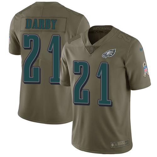 Nike Eagles #21 Ronald Darby Olive Men's Stitched NFL Limited 2017 Salute To Service Jersey Nike Eagles #21 Ronald Darby Olive Men's Stitched NFL Limited 2017 Salute To Service Jersey