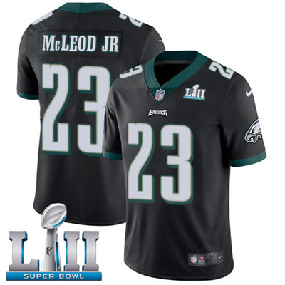 Nike Eagles #23 Rodney McLeod Jr Black Alternate Super Bowl LII Youth Stitched NFL Vapor Untouchable Limited Jersey Nike Eagles #23 Rodney McLeod Jr Black Alternate Super Bowl LII Youth Stitched NFL Vapor Untouchable Limited Jersey