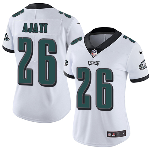 Nike Eagles #26 Jay Ajayi White Women's Stitched NFL Vapor Untouchable Limited Jersey Nike Eagles #26 Jay Ajayi White Women's Stitched NFL Vapor Untouchable Limited Jersey