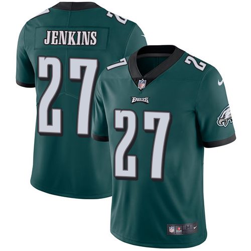 Nike Eagles #27 Malcolm Jenkins Midnight Green Team Color Men's Stitched NFL Vapor Untouchable Limited Jersey Nike Eagles #27 Malcolm Jenkins Midnight Green Team Color Men's Stitched NFL Vapor Untouchable Limited Jersey