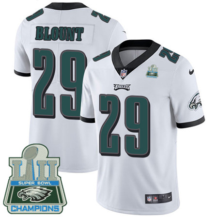 Nike Eagles #29 LeGarrette Blount White Super Bowl LII Champions Youth Stitched NFL Vapor Untouchable Limited Jersey Nike Eagles #29 LeGarrette Blount White Super Bowl LII Champions Youth Stitched NFL Vapor Untouchable Limited Jersey