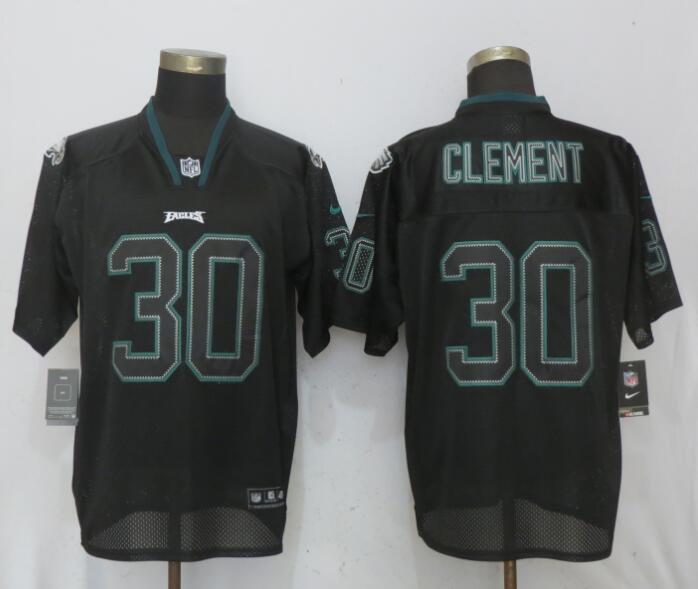 Nike Eagles #30 Corey Clement Black Lights Out Elite Jersey Nike Eagles #30 Corey Clement Black Lights Out Elite Jersey