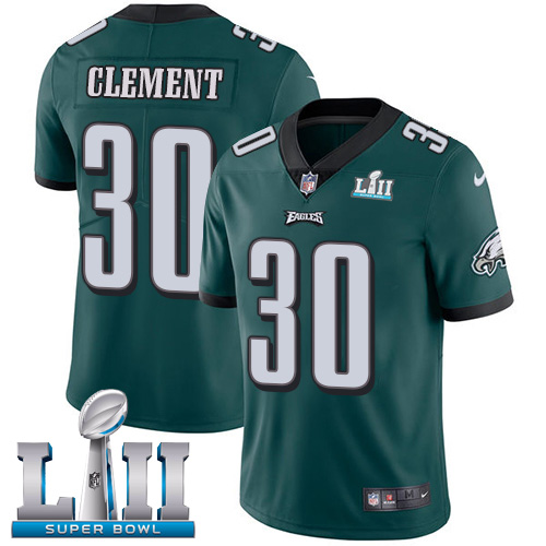 Nike Eagles #30 Corey Clement Midnight Green Team Color Super Bowl LII Youth Stitched NFL Vapor Untouchable Limited Jersey Nike Eagles #30 Corey Clement Midnight Green Team Color Super Bowl LII Youth Stitched NFL Vapor Untouchable Limited Jersey
