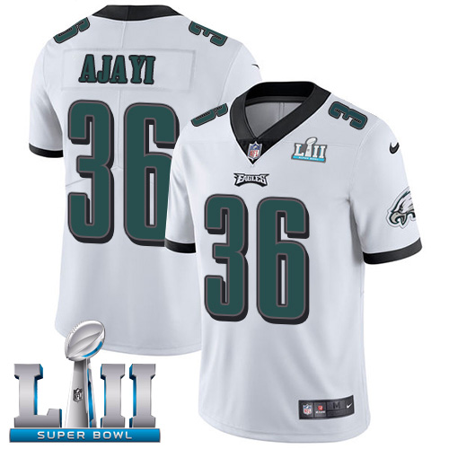 Nike Eagles #36 Jay Ajayi White Super Bowl LII Men's Stitched NFL Vapor Untouchable Limited Jersey Nike Eagles #36 Jay Ajayi White Super Bowl LII Men's Stitched NFL Vapor Untouchable Limited Jersey