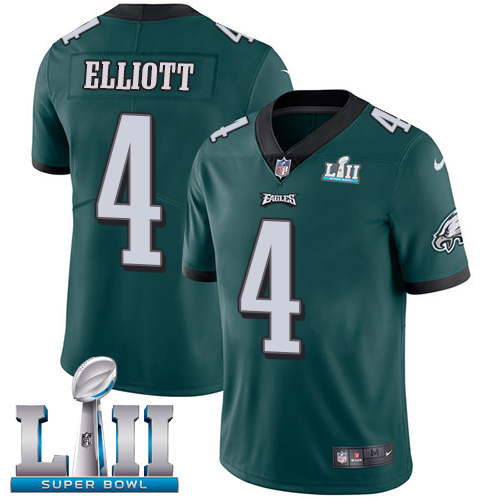 Nike Eagles #4 Jake Elliott Midnight Green Team Color Super Bowl LII Youth Stitched NFL Vapor Untouchable Limited Jersey Nike Eagles #4 Jake Elliott Midnight Green Team Color Super Bowl LII Youth Stitched NFL Vapor Untouchable Limited Jersey