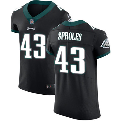 Nike Eagles #43 Darren Sproles Black Alternate Men's Stitched NFL Vapor Untouchable Elite Jersey Nike Eagles #43 Darren Sproles Black Alternate Men's Stitched NFL Vapor Untouchable Elite Jersey