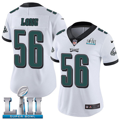 Nike Eagles #56 Chris Long White Super Bowl LII Women's Stitched NFL Vapor Untouchable Limited Jersey Nike Eagles #56 Chris Long White Super Bowl LII Women's Stitched NFL Vapor Untouchable Limited Jersey
