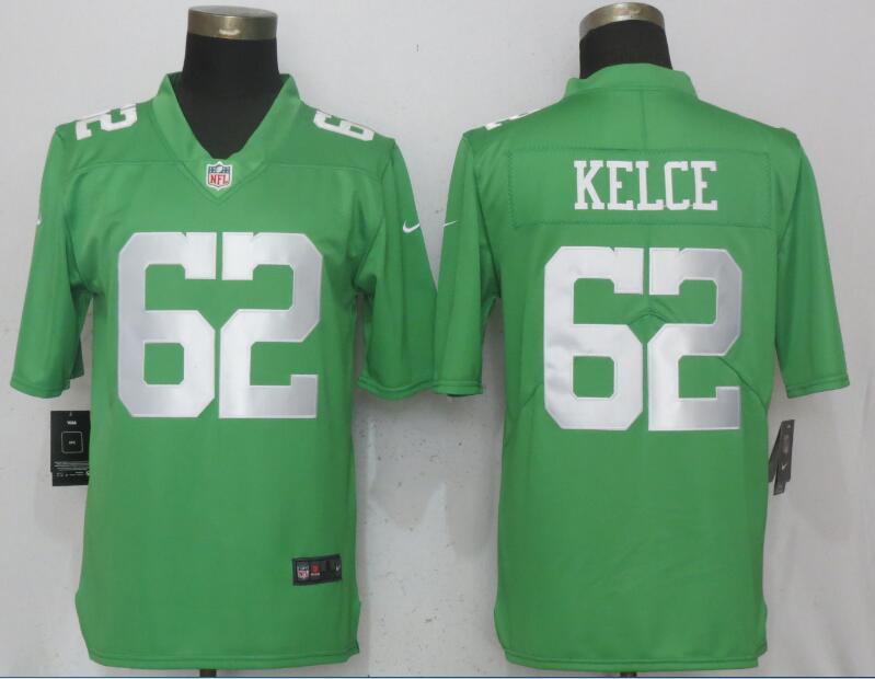 Nike Eagles #62 Jason Kelce Green 2017 Vapor Untouchable Player Limited Jersey