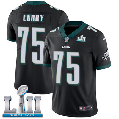 Nike Eagles #75 Vinny Curry Black Alternate Super Bowl LII Youth Stitched NFL Vapor Untouchable Limited Jersey Nike Eagles #75 Vinny Curry Black Alternate Super Bowl LII Youth Stitched NFL Vapor Untouchable Limited Jersey