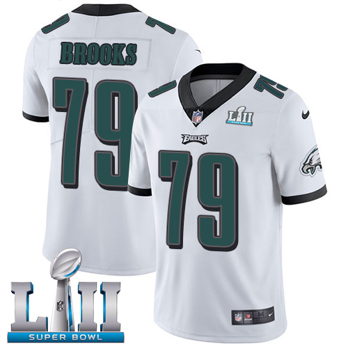 Nike Eagles #79 Brandon Brooks White Super Bowl LII Youth Stitched NFL Vapor Untouchable Limited Jersey Nike Eagles #79 Brandon Brooks White Super Bowl LII Youth Stitched NFL Vapor Untouchable Limited Jersey