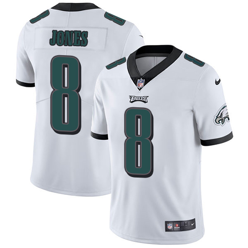 Nike Eagles #8 Donnie Jones White Men's Stitched NFL Vapor Untouchable Limited Jersey Nike Eagles #8 Donnie Jones White Men's Stitched NFL Vapor Untouchable Limited Jersey