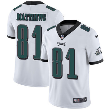 Nike Eagles #81 Jordan Matthews White Men's Stitched NFL Vapor Untouchable Limited Jersey Nike Eagles #81 Jordan Matthews White Men's Stitched NFL Vapor Untouchable Limited Jersey