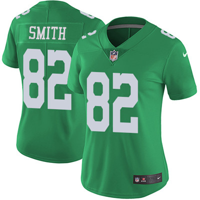 Nike Eagles #82 Torrey Smith Green Women's Stitched NFL Limited Rush Jersey Nike Eagles #82 Torrey Smith Green Women's Stitched NFL Limited Rush Jersey