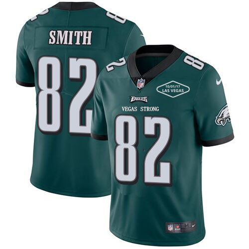 Nike Eagles Midnight Green Team Color Men's CustomizedStitched CNFL Vapor Untouchable Limited Jersey
