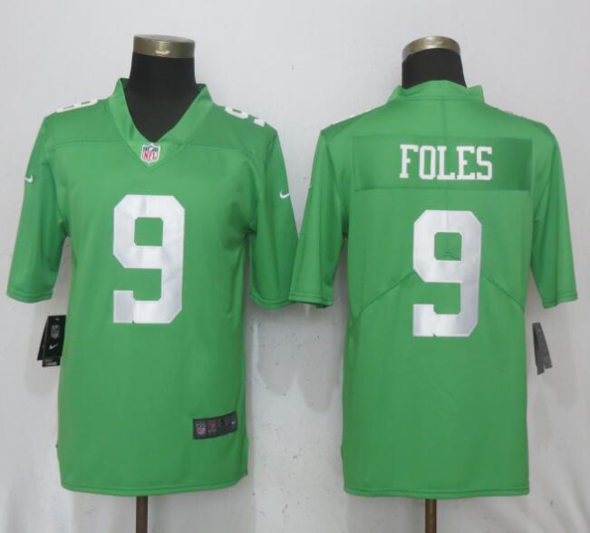 Nike Eagles #9 Nick Foles Green 2017 Vapor Untouchable Player Limited Jersey