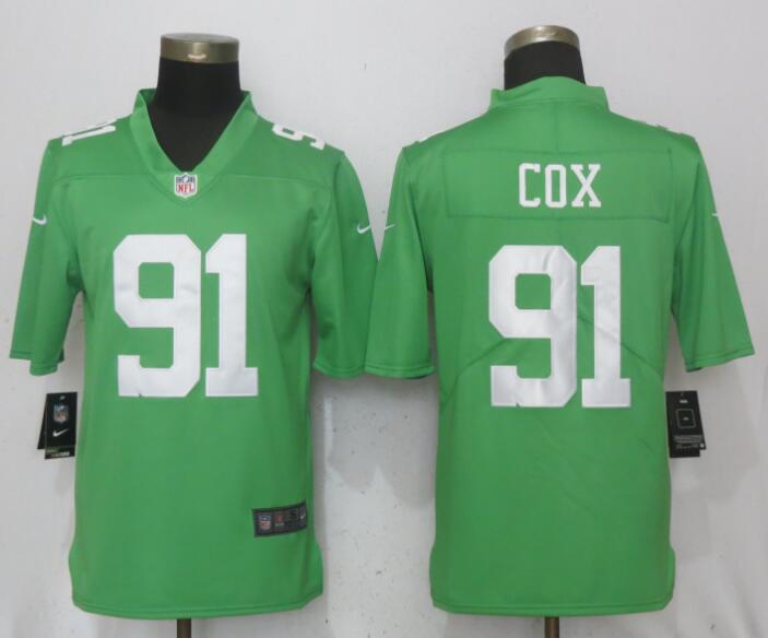 Nike Eagles #91 Fletcher Cox Green 2017 Vapor Untouchable Player Limited Jersey