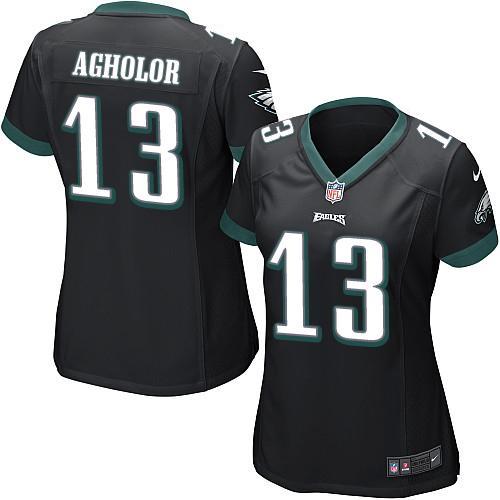 Nike Eagles #96 Derek Barnett White Women's Stitched NFL New Elite Jersey