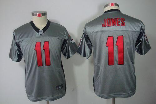 Nike Falcons #11 Julio Jones Grey Shadow Youth Stitched NFL Elite Jersey Nike Falcons #11 Julio Jones Grey Shadow Youth Stitched NFL Elite Jersey
