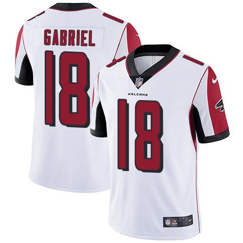 Nike Falcons #18 Taylor Gabriel White Youth Stitched NFL Vapor Untouchable Limited Jersey Nike Falcons #18 Taylor Gabriel White Youth Stitched NFL Vapor Untouchable Limited Jersey