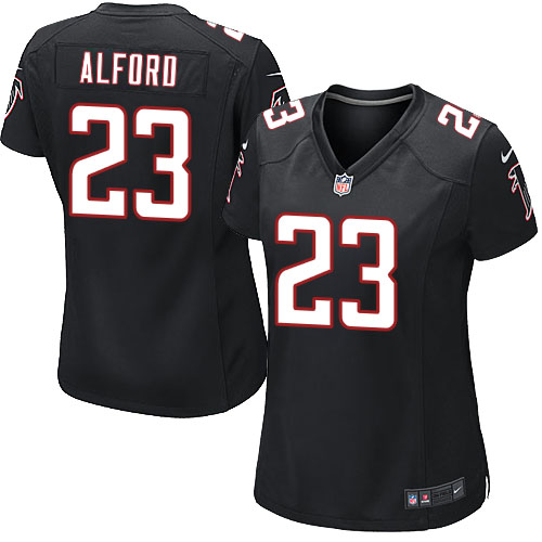 Nike Falcons #23 Robert Alford Black Alternate Women's Stitched NFL Elite Jersey Nike Falcons #23 Robert Alford Black Alternate Women's Stitched NFL Elite Jersey