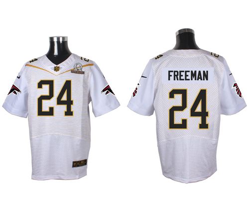 Nike Falcons #24 Devonta Freeman White 2016 Pro Bowl Men's Stitched NFL Elite Jersey Nike Falcons #24 Devonta Freeman White 2016 Pro Bowl Men's Stitched NFL Elite Jersey