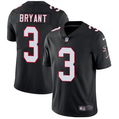 Nike Falcons #3 Matt Bryant Black Alternate Youth Stitched NFL Vapor Untouchable Limited Jersey Nike Falcons #3 Matt Bryant Black Alternate Youth Stitched NFL Vapor Untouchable Limited Jersey