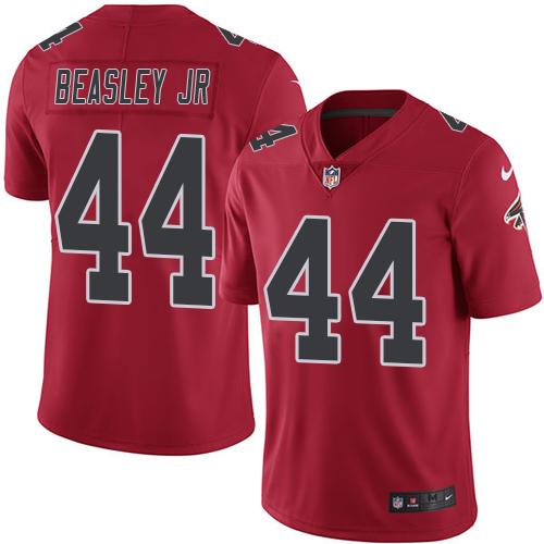 Nike Falcons #44 Vic Beasley Jr Red Men's Stitched NFL Limited Rush Jersey Nike Falcons #44 Vic Beasley Jr Red Men's Stitched NFL Limited Rush Jersey