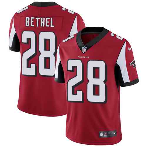Nike Falcons 28 Justin Bethel Red Vapor Untouchable Limited Jersey Nike Falcons 28 Justin Bethel Red Vapor Untouchable Limited Jersey